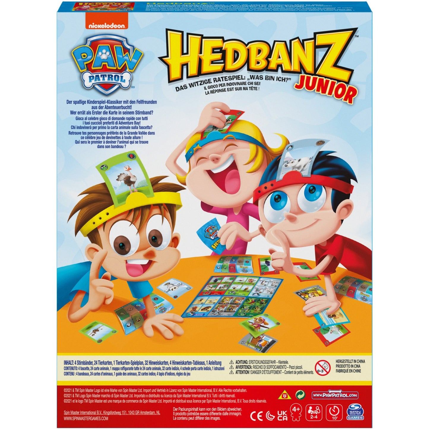 Spin Master Hedbanz Junior - Paw Patrol, Quizspiel