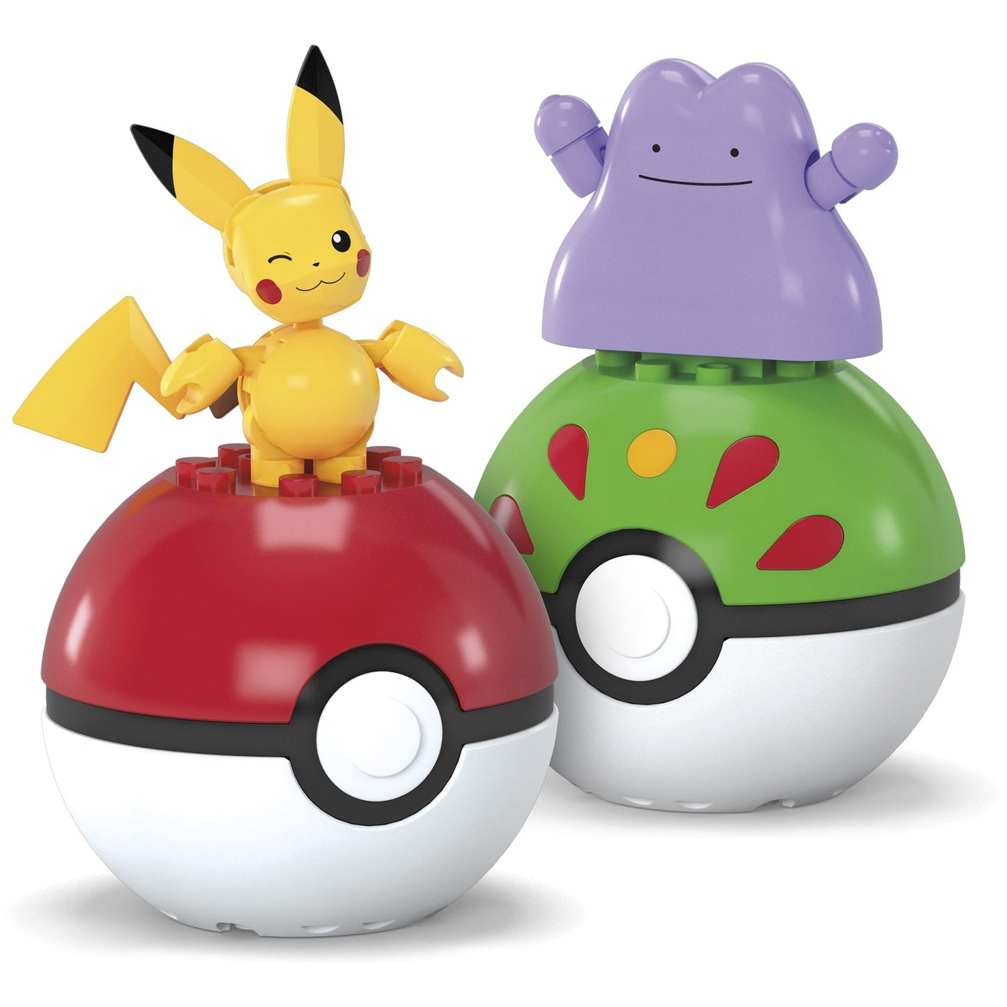 MEGA Pokémon 2er Pokéball Set - Pikachu und Ditto, Konstruktionsspielzeug