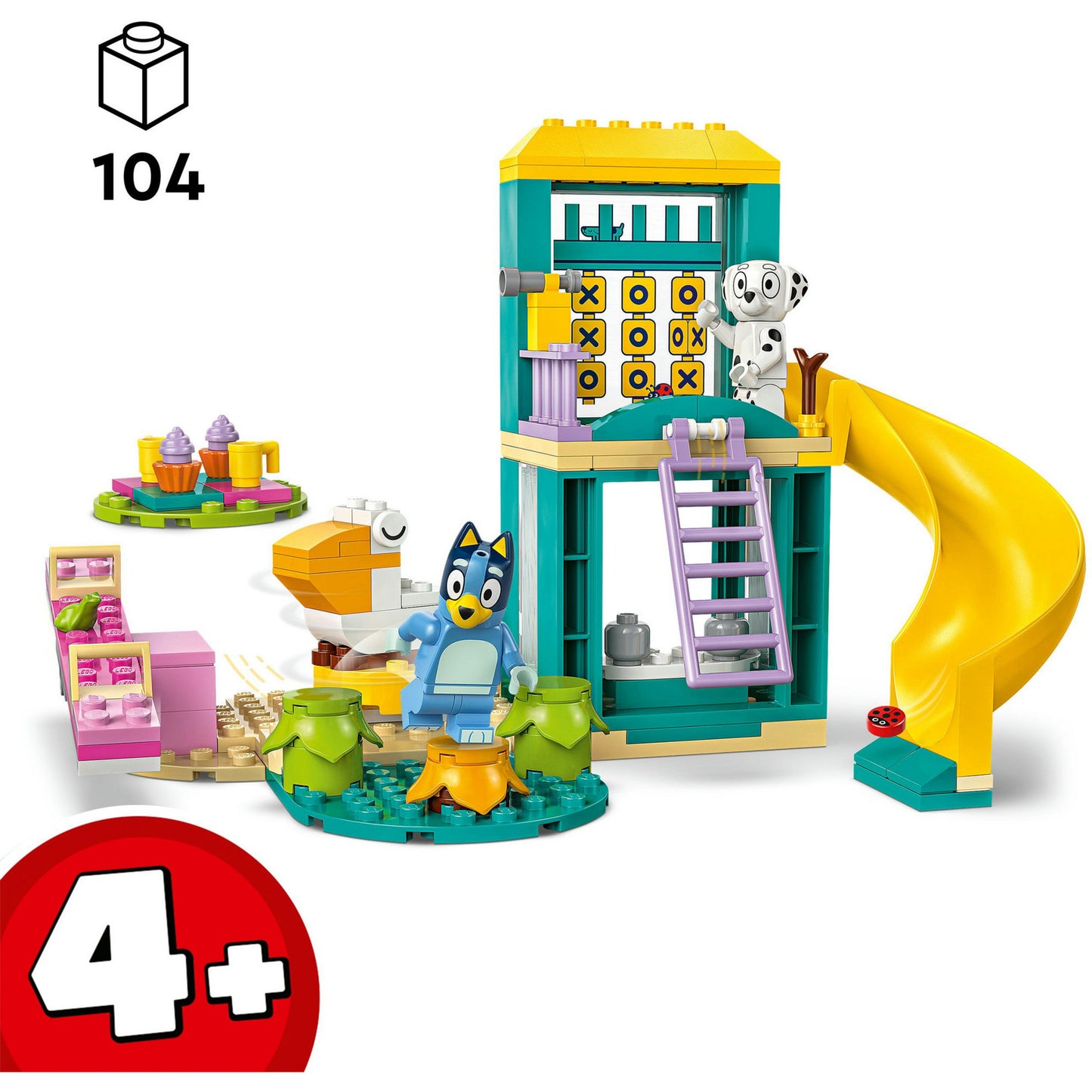 11201 Bluey -  Bluey und Chloe auf dem Spielplatz, Konstruktionsspielzeug