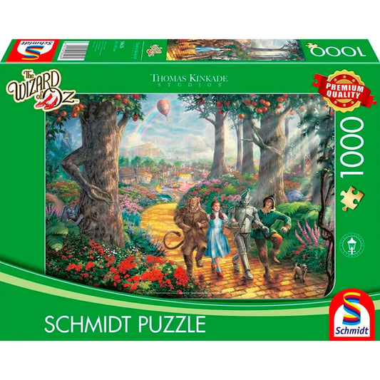 Schmidt Spiele Thomas Kinkade Studios: Der Zauberer von Oz, Follow the Yellow Brick Road (1000 Teile)