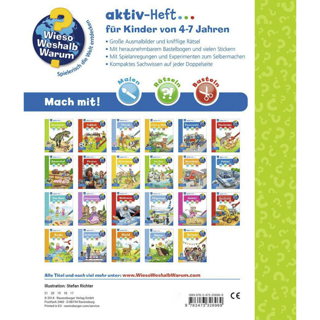 Wieso? Weshalb? Warum? aktiv-Heft - Dinosaurier, Lernbuch
