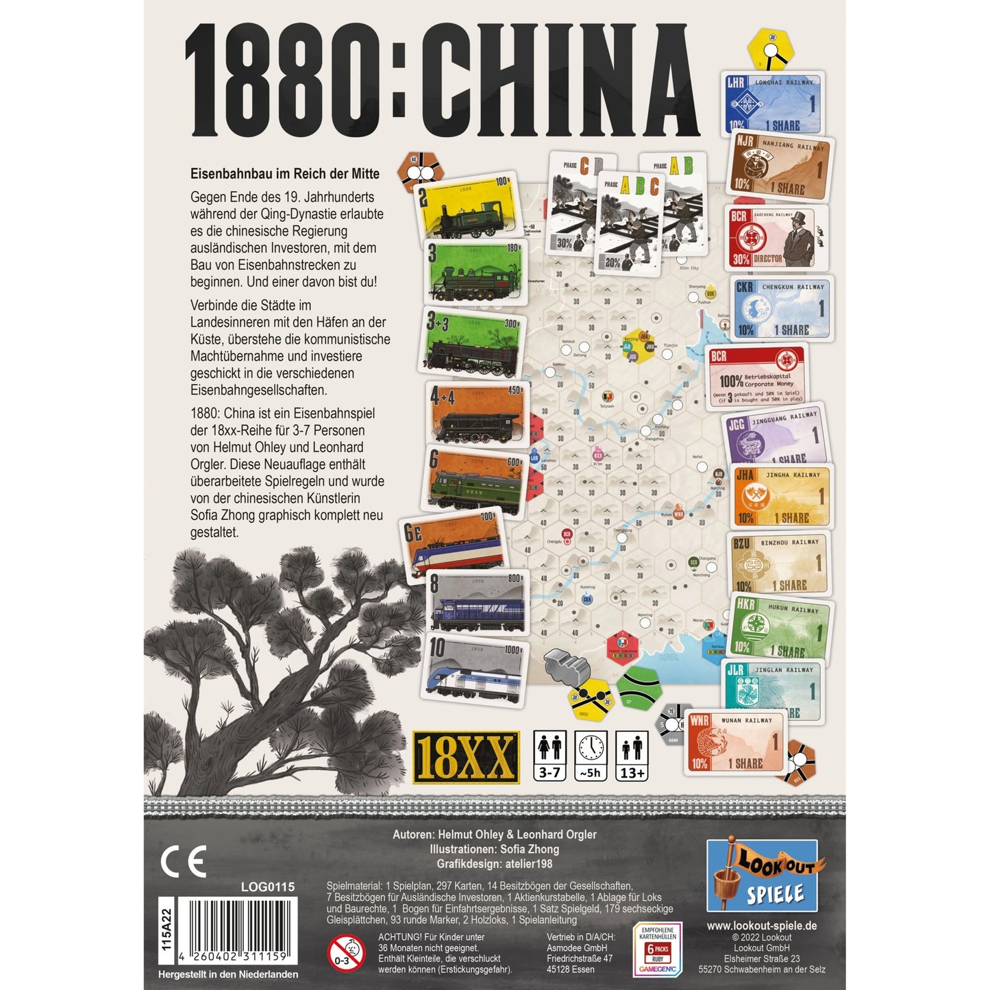 Asmodee 1880: China, Brettspiel