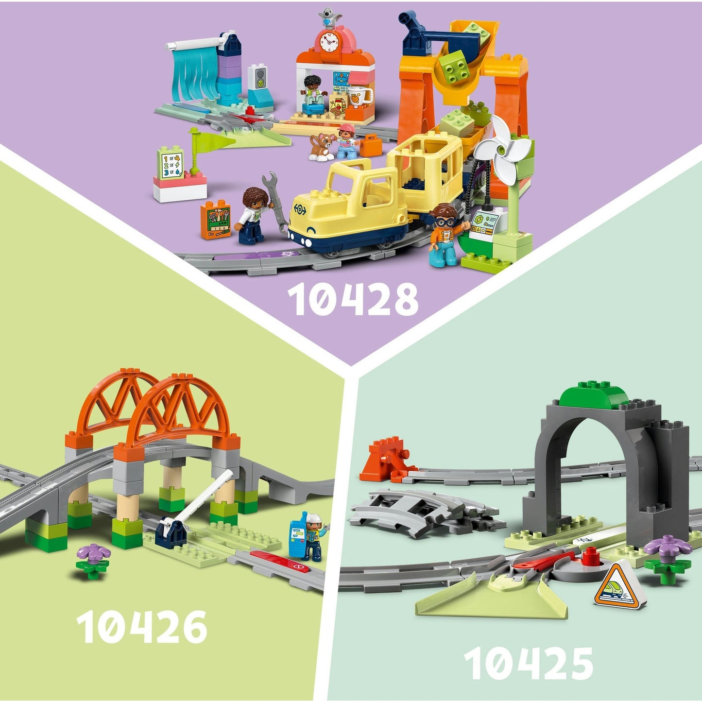 10427 DUPLO Town Interaktive Abenteuer-Eisenbahn, Konstruktionsspielzeug