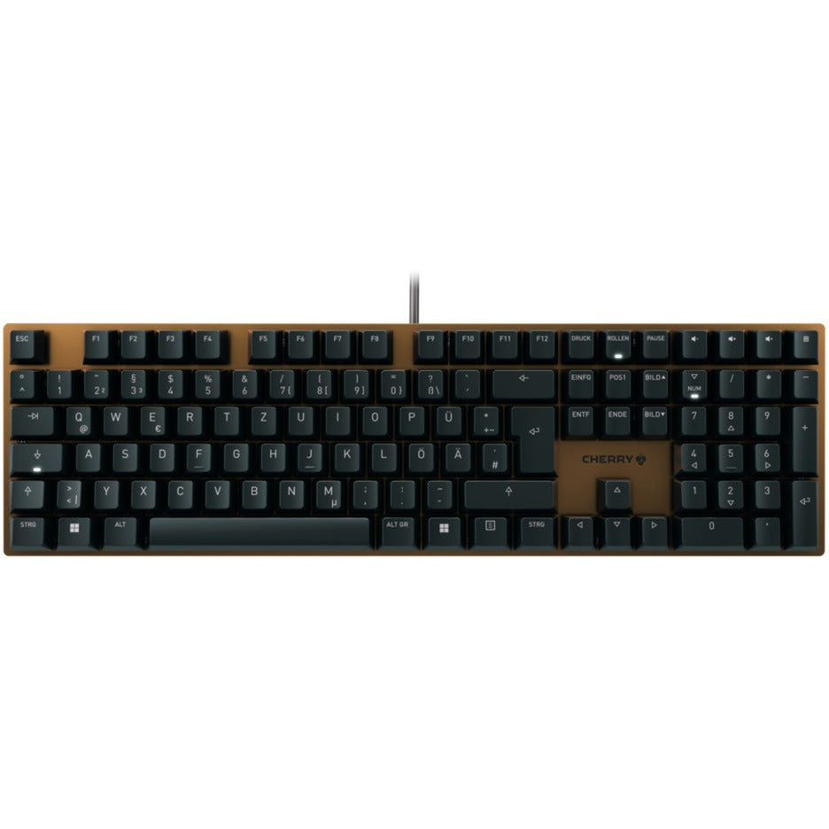 Cherry KC 200 MX (schwarz/bronze, DE-Layout, Cherry MX2A Brown)