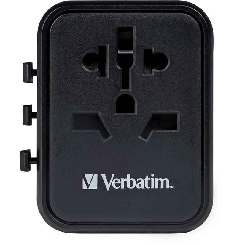 Verbatim Universal-Reiseadapter UTA-01 (schwarz, 2x USB-A)