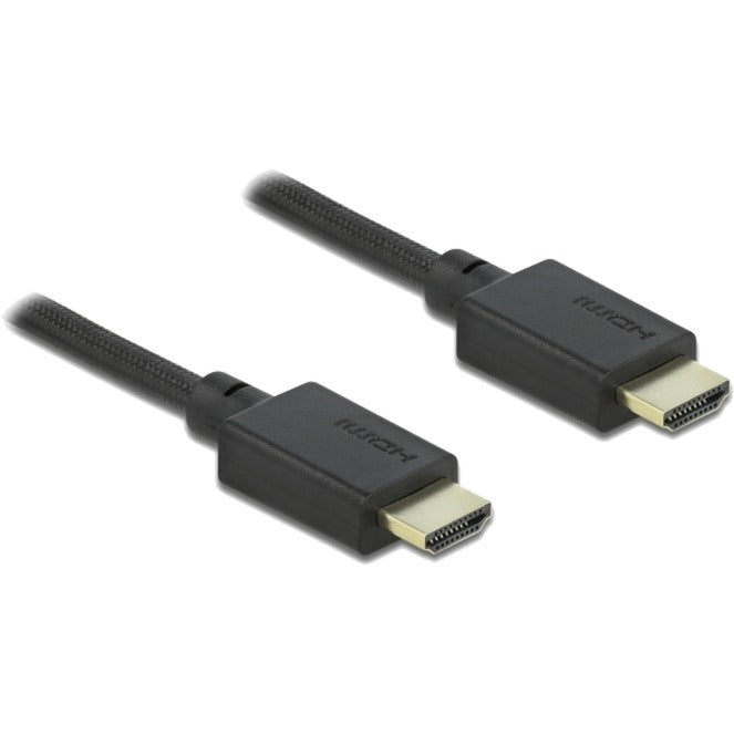 DeLOCK High Speed HDMI-Kabel 48 Gbps 8K 60Hz (schwarz, 2,5 Meter)