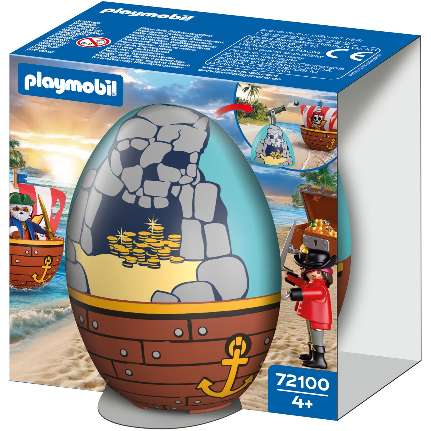 72100 Spiel-Ei: Piraten, Konstruktionsspielzeug