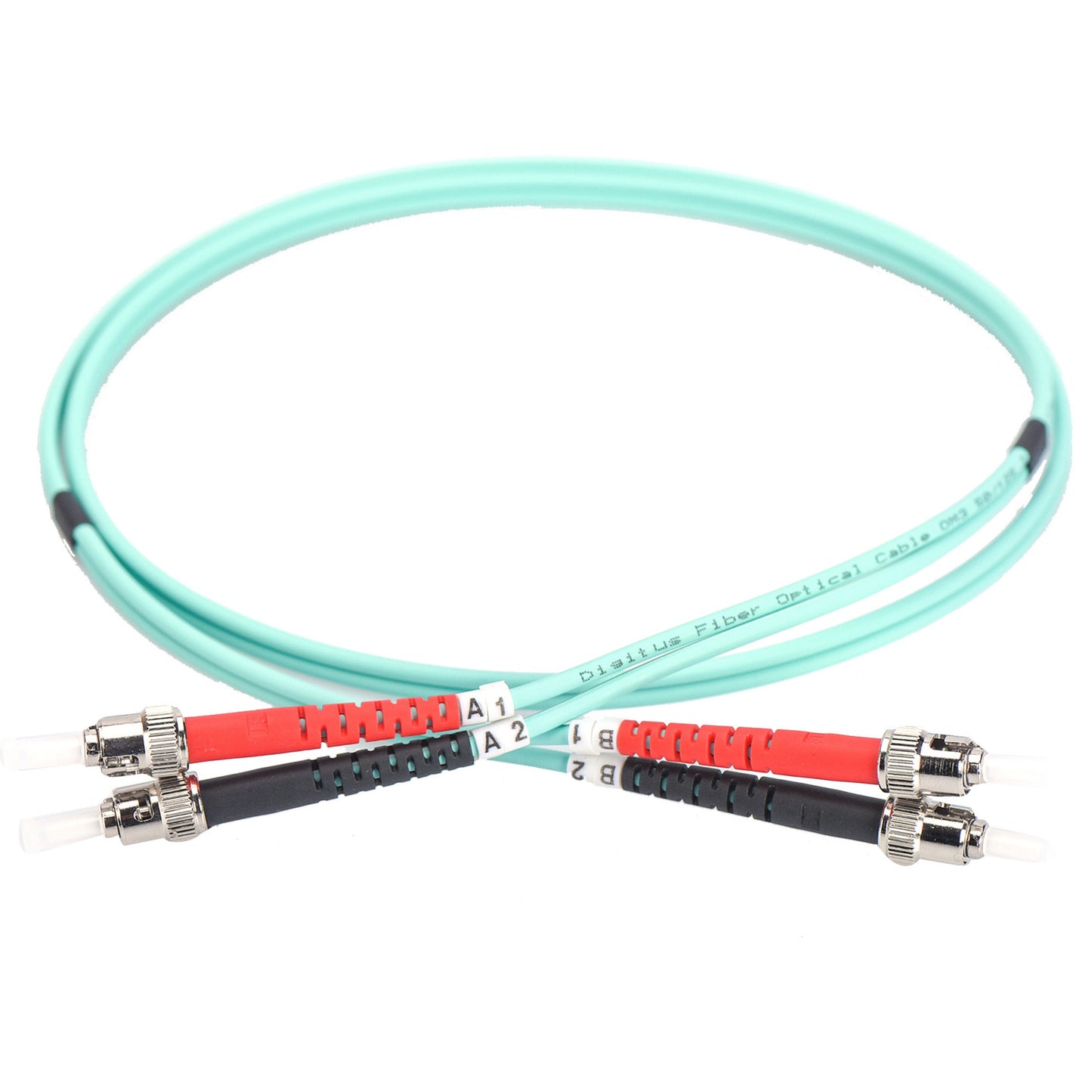 LWL Patchkabel, Duplex, ST > ST Stecker, Multimode OM3
