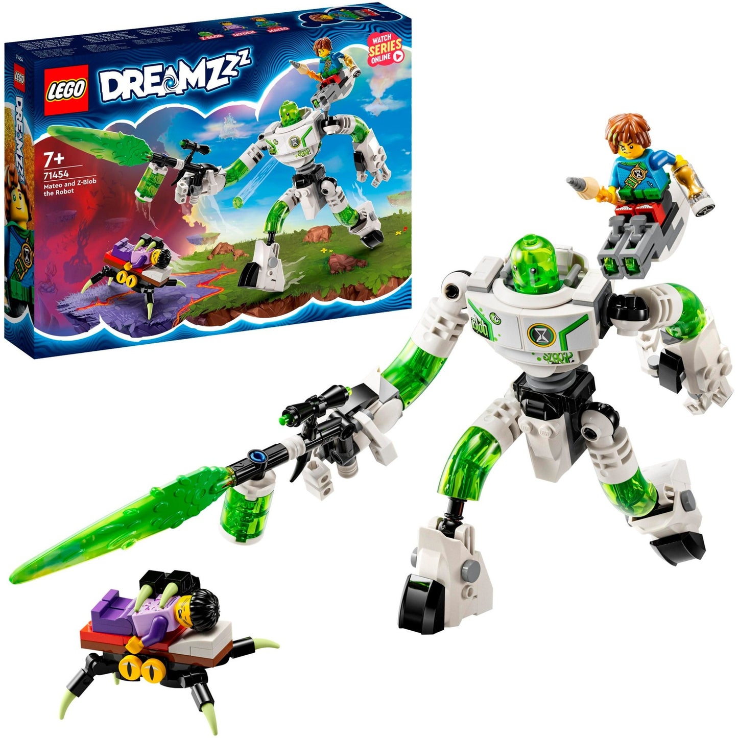 LEGO 71454 DREAMZzz Mateo und Roboter Z-Blob, Konstruktionsspielzeug