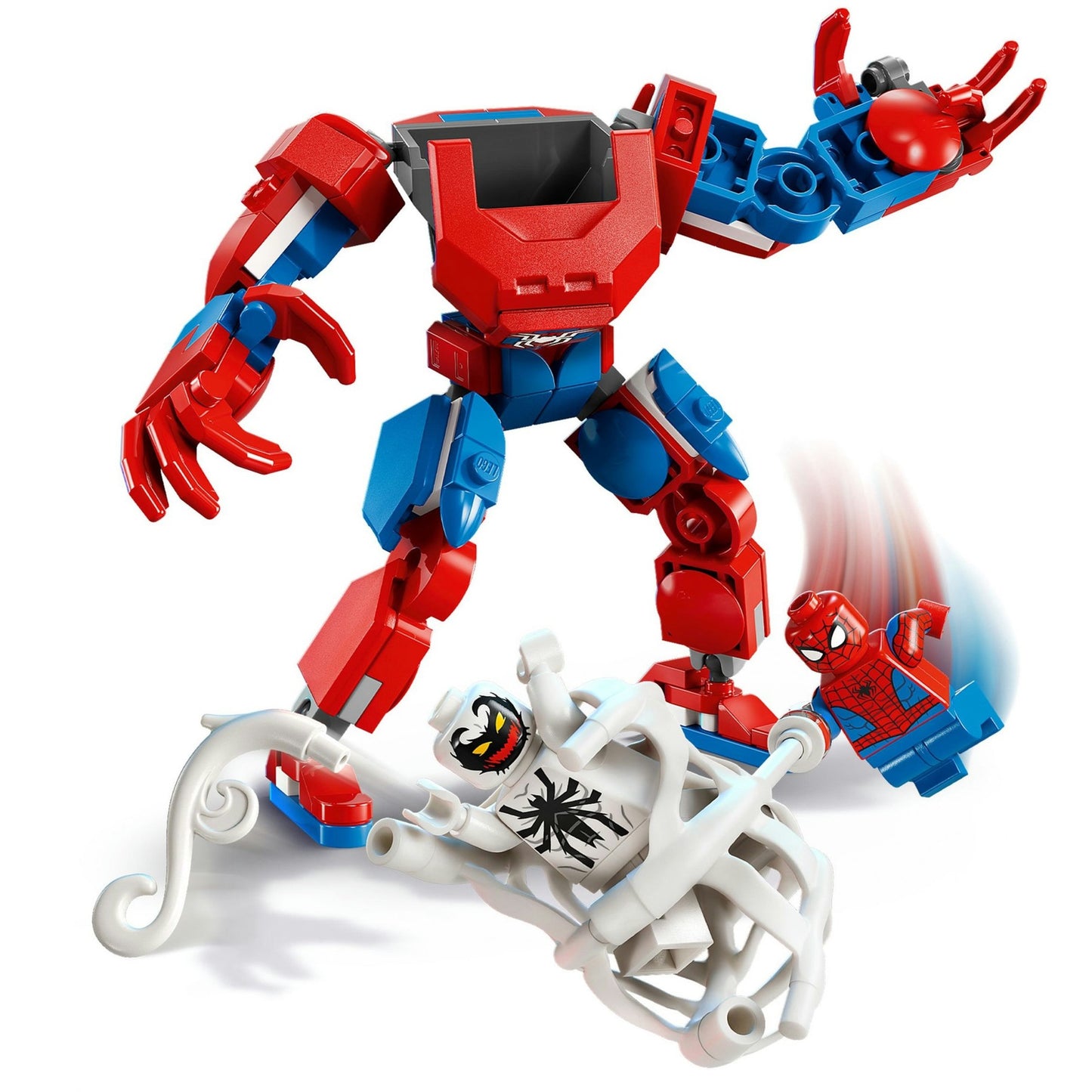 76308 Marvel Super Heroes Spider-Man Mech vs. Anti-Venom, Konstruktionsspielzeug