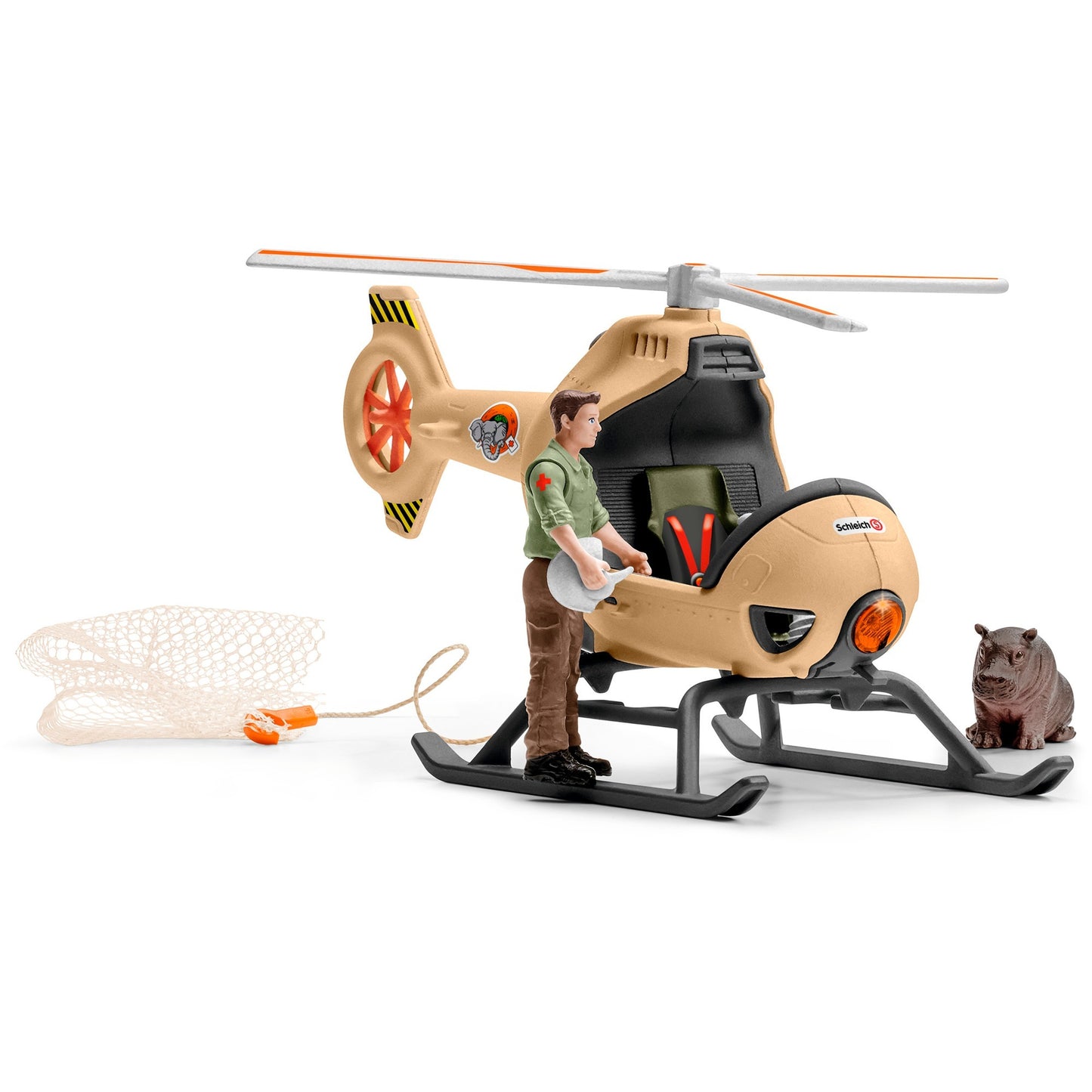 Schleich Wild Life Helikopter Tierrettung