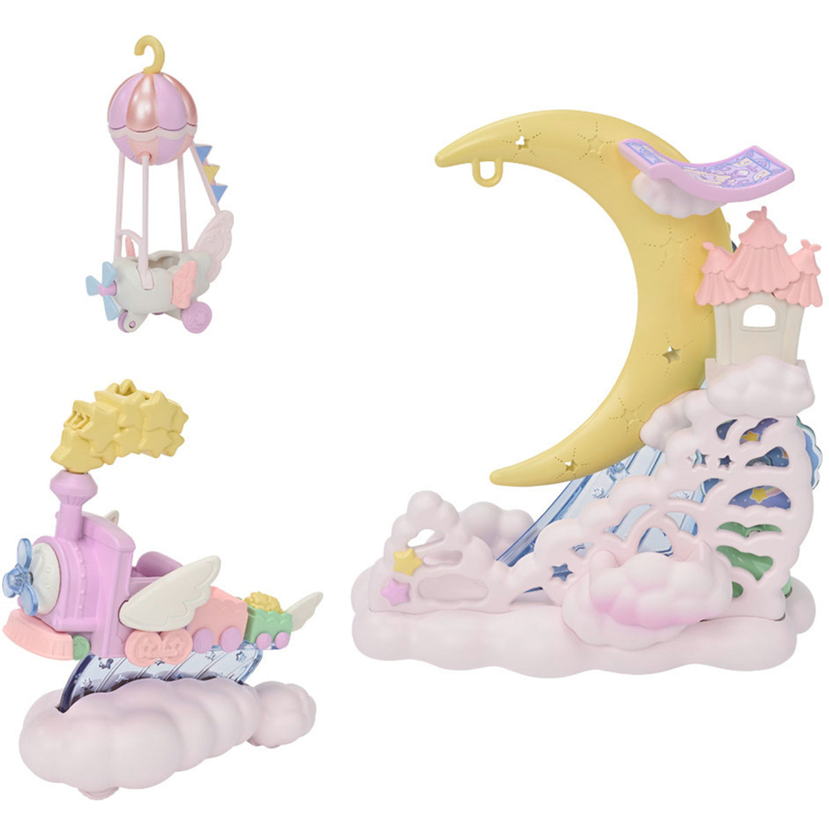 Sylvanian Families - Magisches Luftschiff mit Figur, Konstruktionsspielzeug