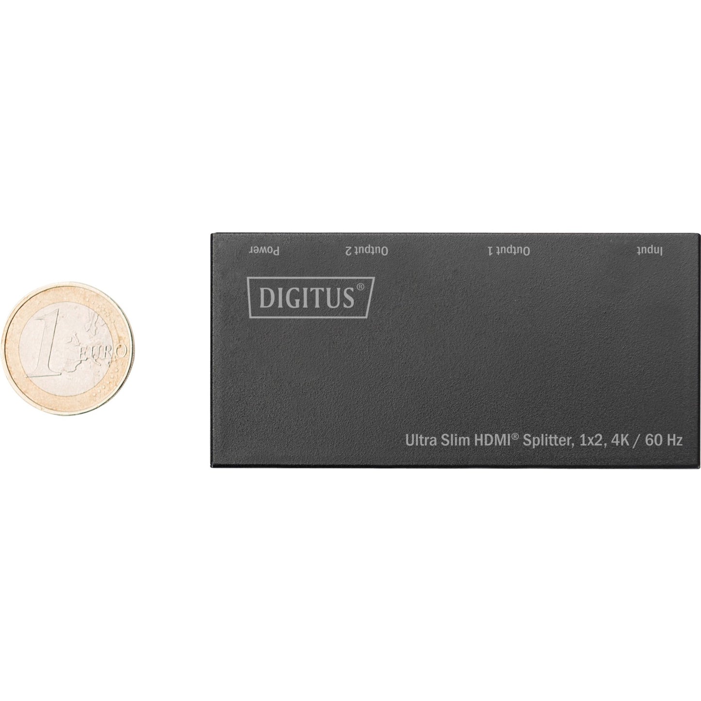 Digitus Ultra Slim HDMI Splitter, 1x2, 4K / 60 Hz (schwarz)