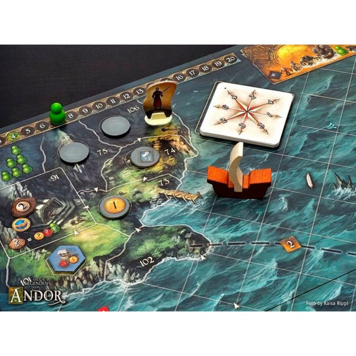 KOSMOS Die Legenden von Andor - Teil II: Die Reise in den Norden, Brettspiel