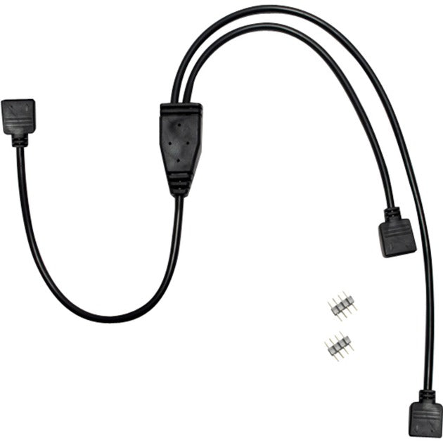 Inter-Tech RGB-Verteiler 2-fach (schwarz, 480cm)