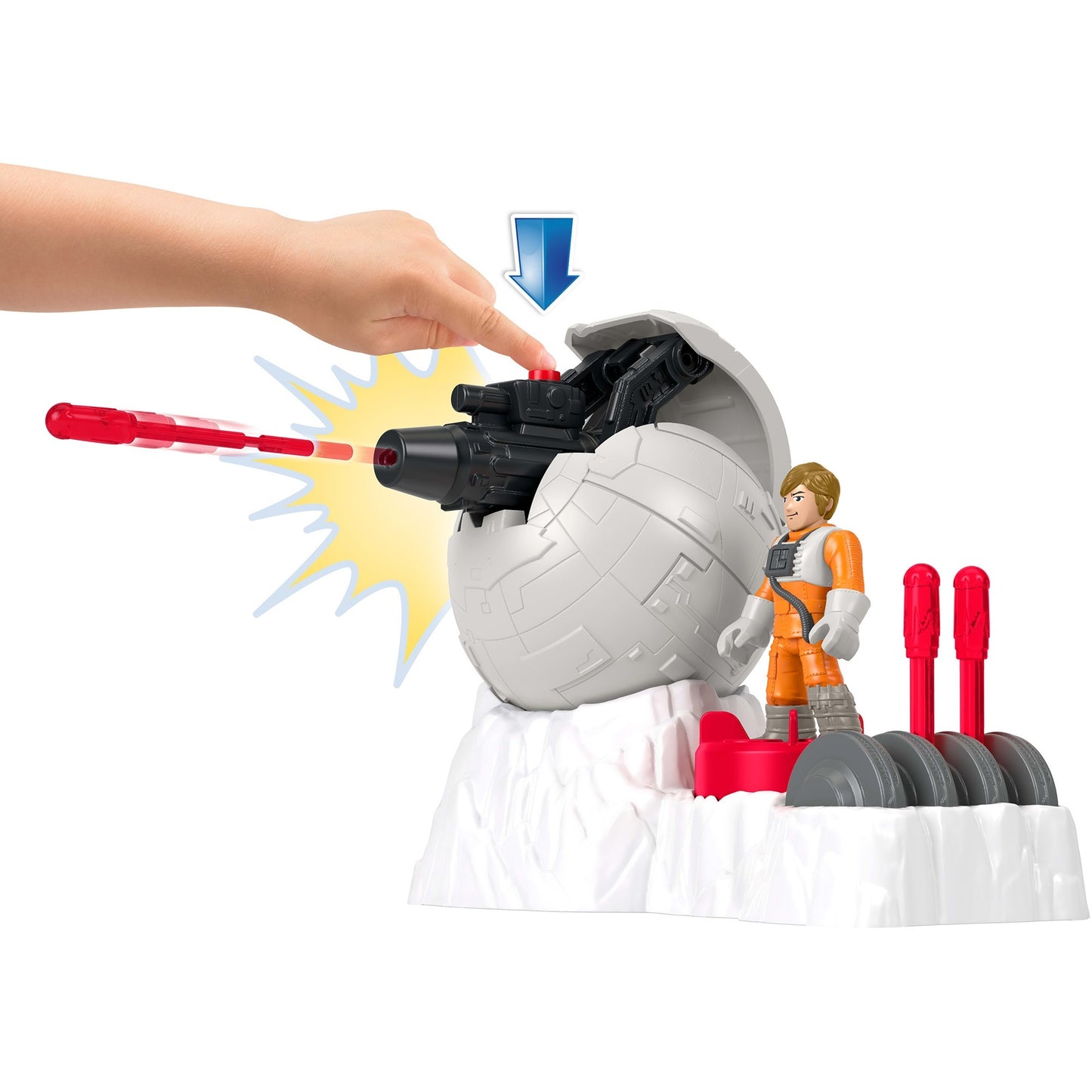 Imaginext Star Wars Rebellenbasis-Kanone, Spielfigur