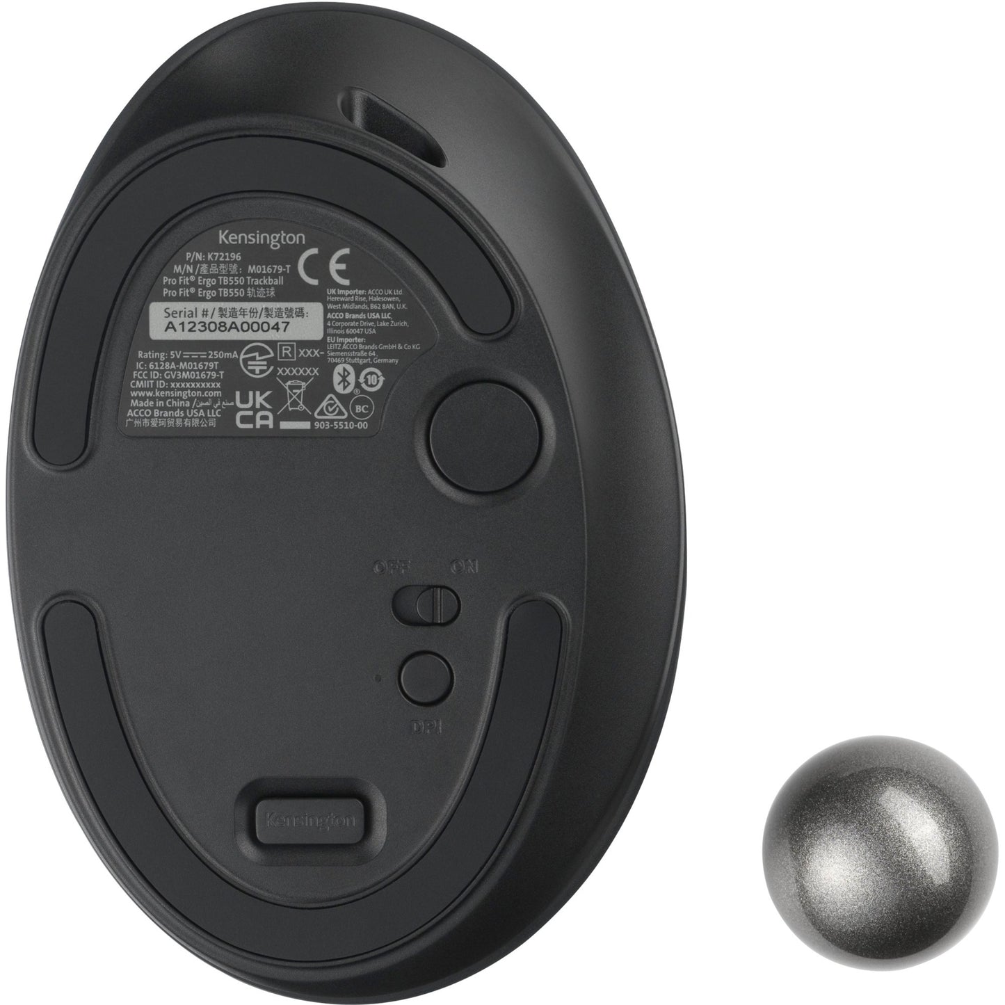 Kensington Pro Fit Ergo TB550 (schwarz/blau)