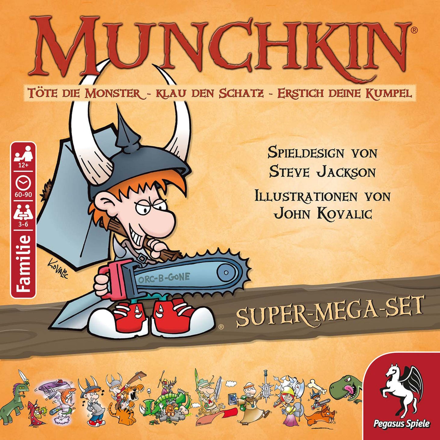 Munchkin Fantasy Super-Mega-Set, Kartenspiel