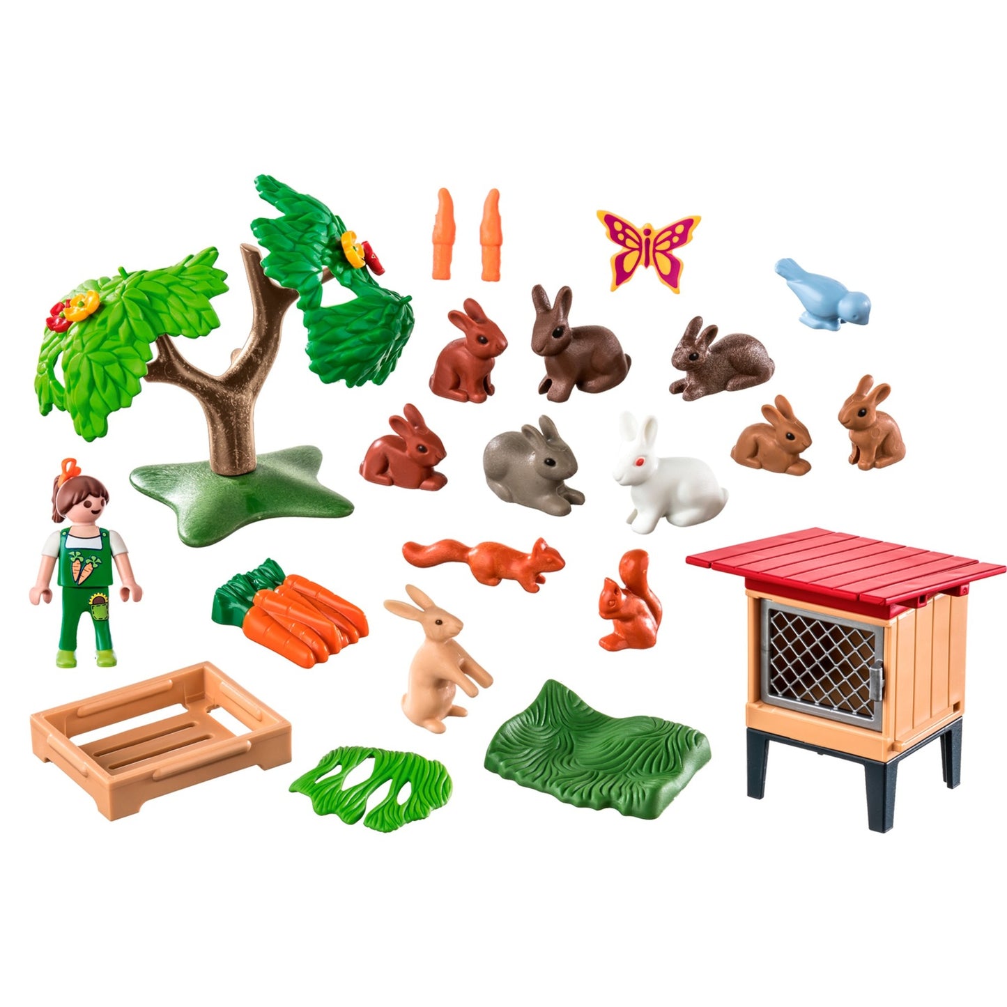 PLAYMOBIL 71252 Kaninchenstall, Konstruktionsspielzeug