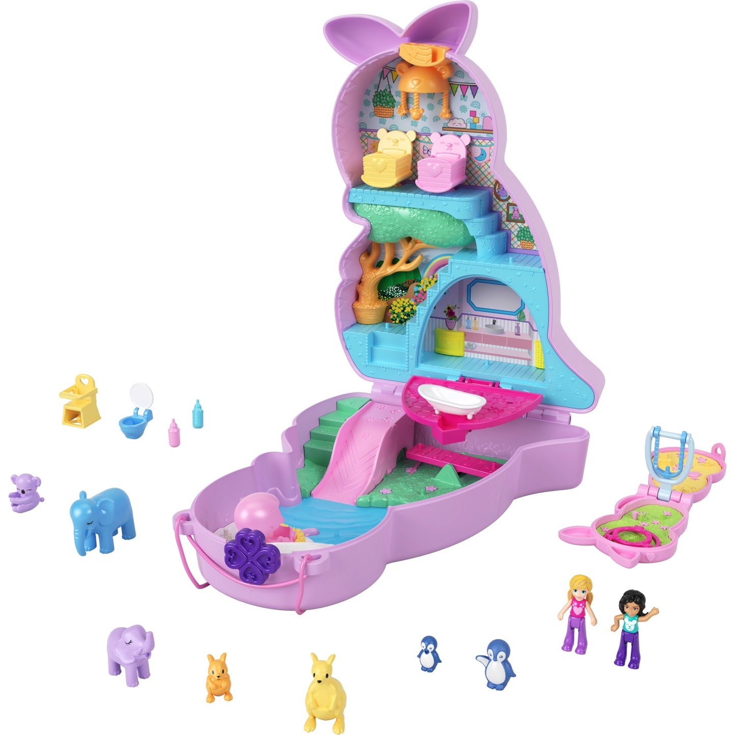 Mattel Polly Pocket Mama & Joey Kangaroo Tasche