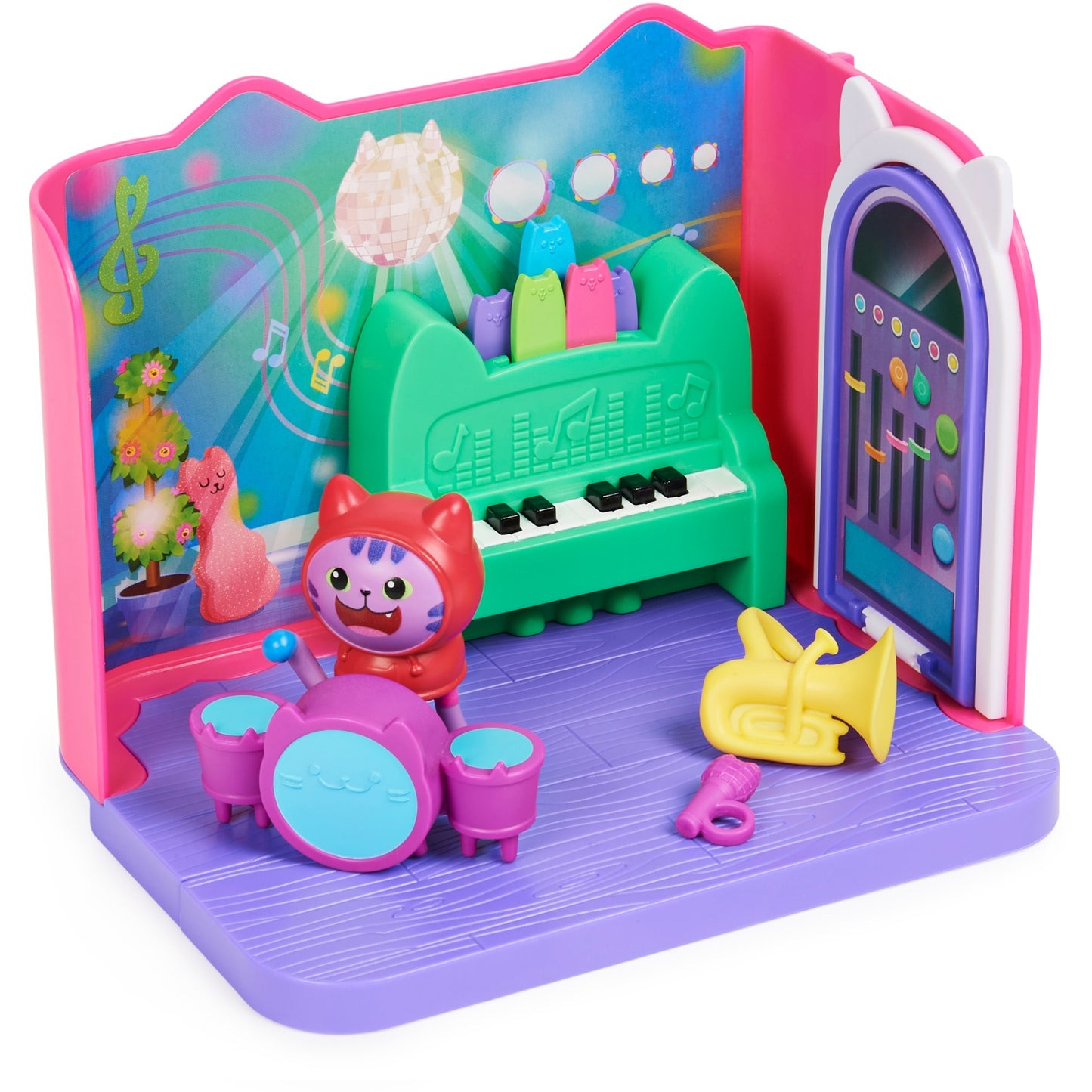 Spinmaster Gabby's Dollhouse Deluxe Room ? Groovy Music Room