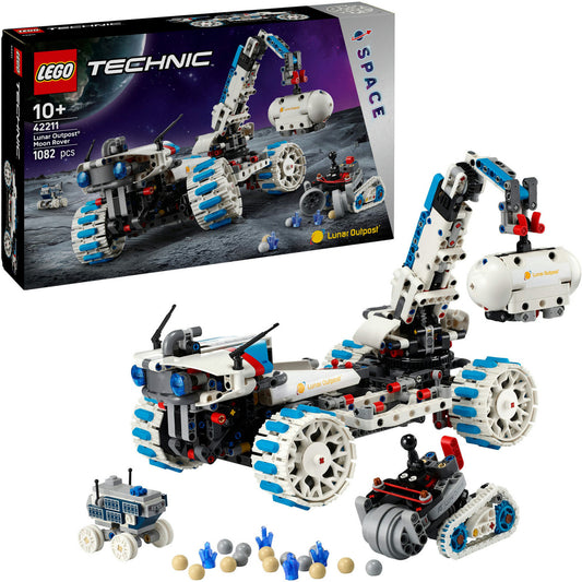 42211 Technic Lunar Outpost Mondrover-Raumfahrzeug, Konstruktionsspielzeug