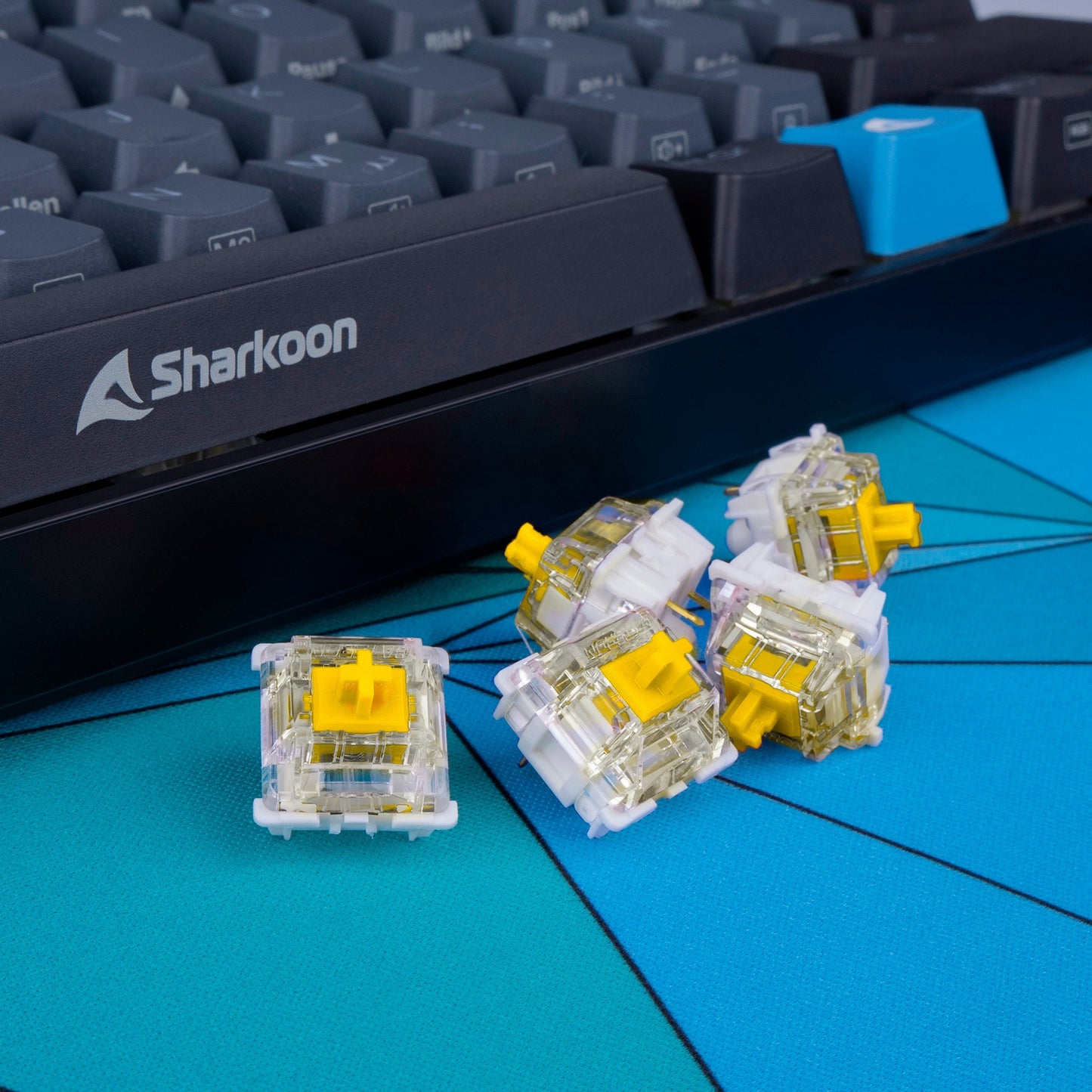 Sharkoon Gateron Pro 3.0 Yellow Switch-Set (gelb/transparent, 35 Stück)