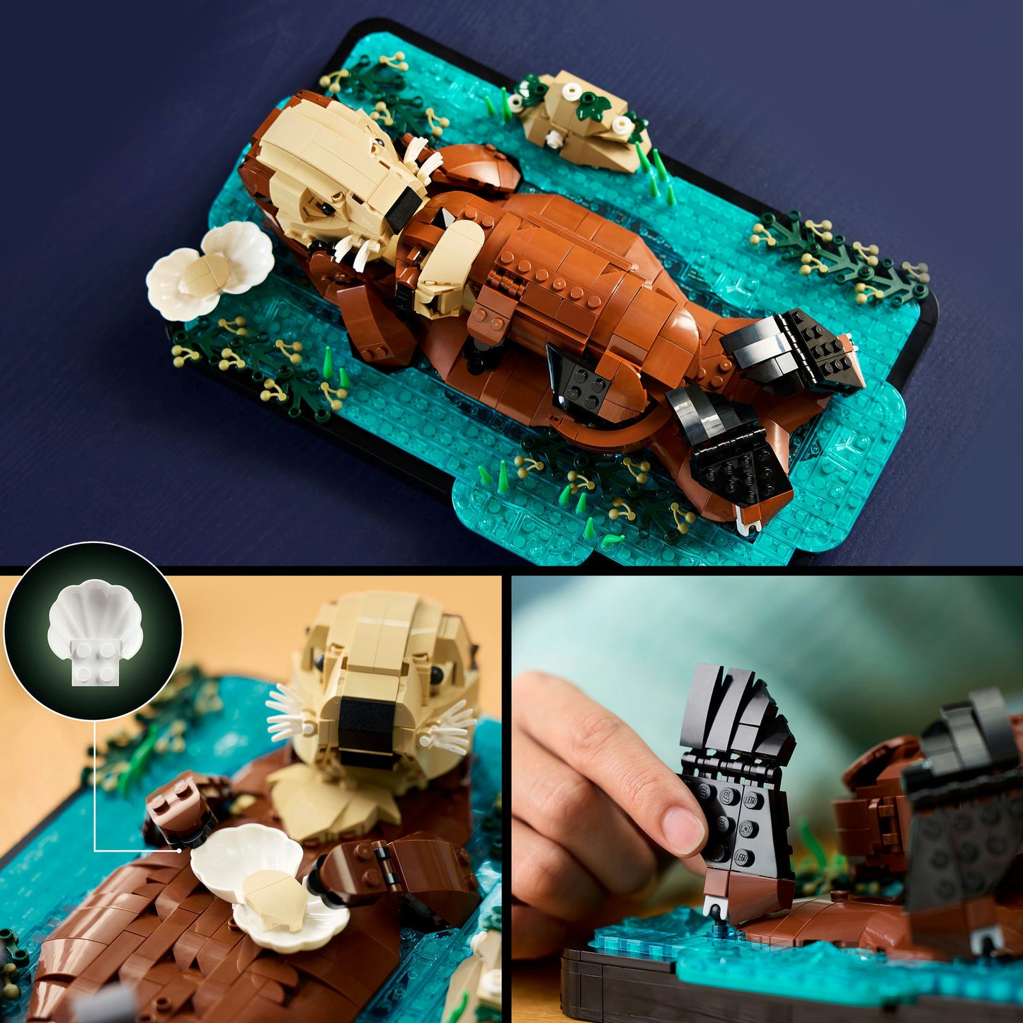 21366 Ideas Schwimmende Otter, Konstruktionsspielzeug
