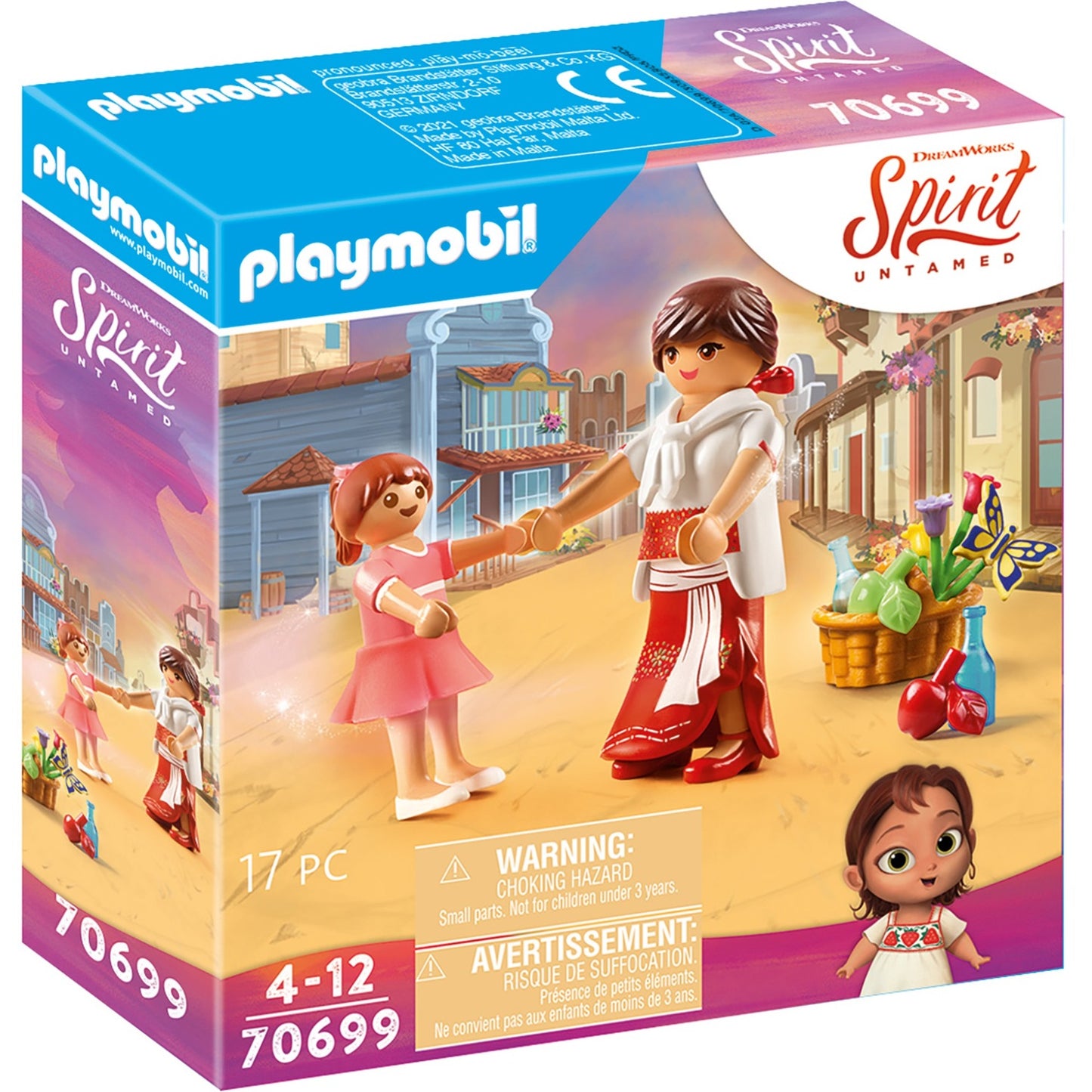 PLAYMOBIL 70699 Spirit Klein Lucky & Mama Milagro, Konstruktionsspielzeug