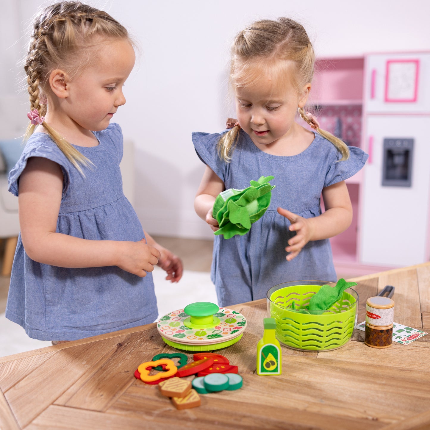 Melissa & Doug - Salat-Schleuder Spielset, Spielküche