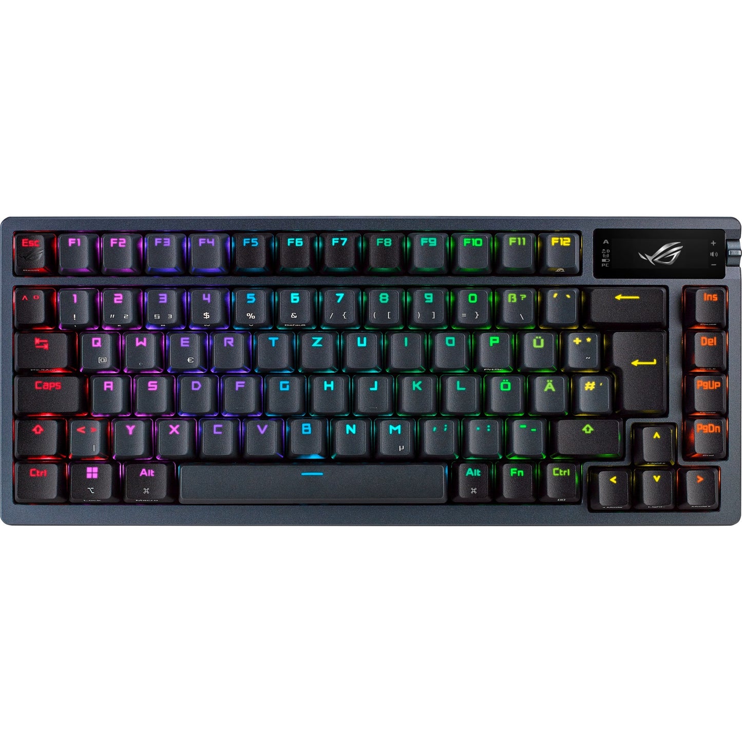 Asus ROG Azoth (gunmetal, DE-Layout, ROG NX Red, inkl. Schmiermittel-Kit)