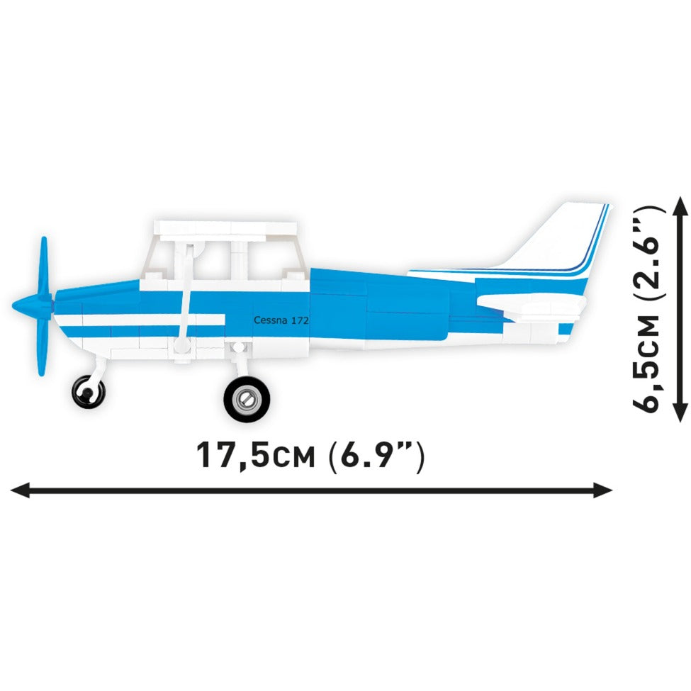 COBI Cessna 172 Skyhawk (weiss/blau)