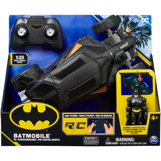 Spinmaster DC Comics - Batman Batmobil mit Fernsteuerung (inkl. Batman-Figur)