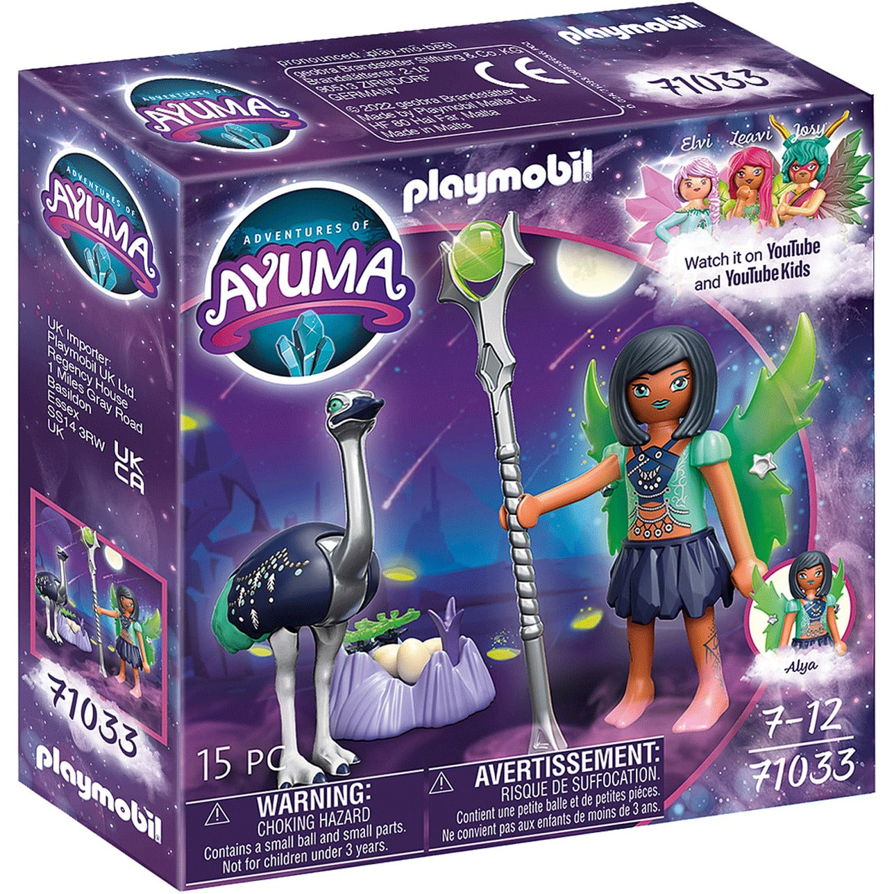 PLAYMOBIL 71033 Ayuma Moon Fairy mit Seelentier, Konstruktionsspielzeug