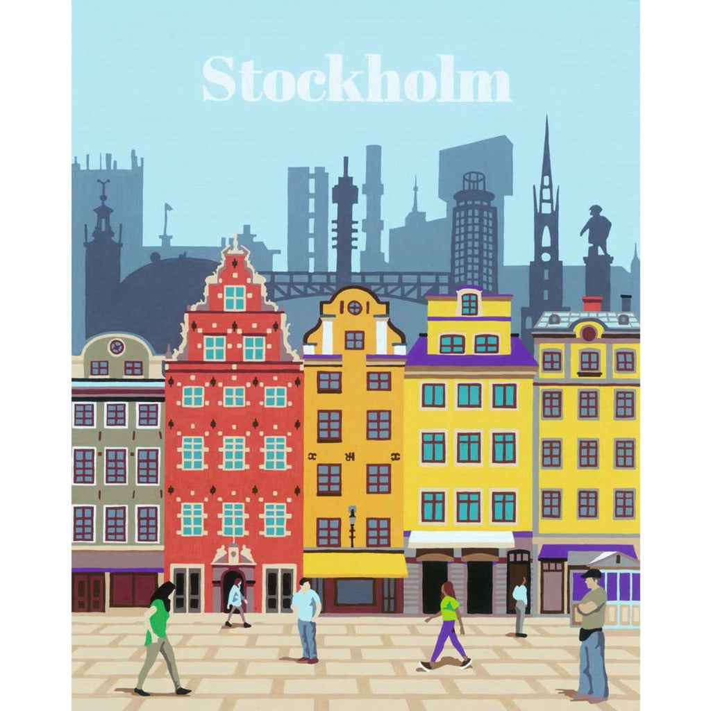 Ravensburger CreArt - Colorful Stockholm, Malen