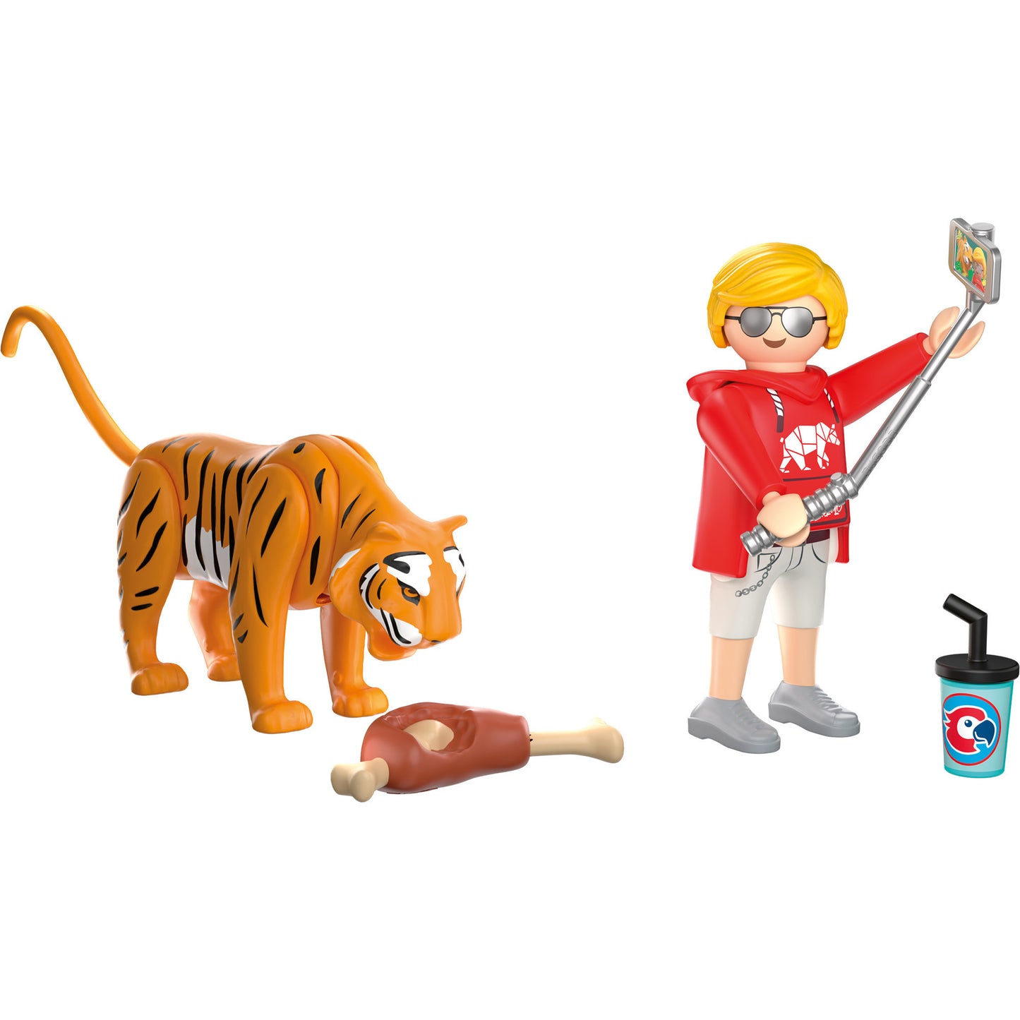 72089 Animals & Friends Zoo: Tiger und Besucher, Konstruktionsspielzeug