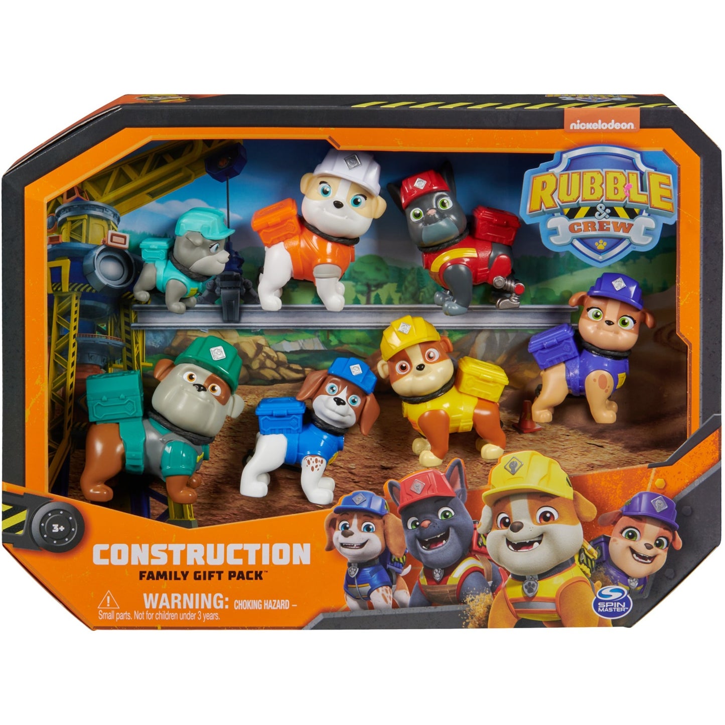 Spinmaster Rubble & Crew - Spielfiguren-Geschenkset mit 7 Hundefiguren