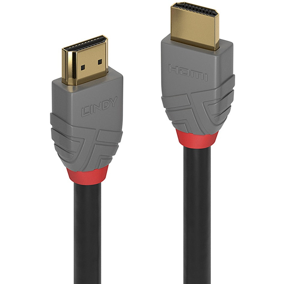 Lindy High Speed HDMI Kabel, Anthra Line (schwarz, 1 Meter)