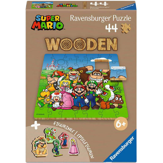 Wooden Puzzles Kids - Super Mario