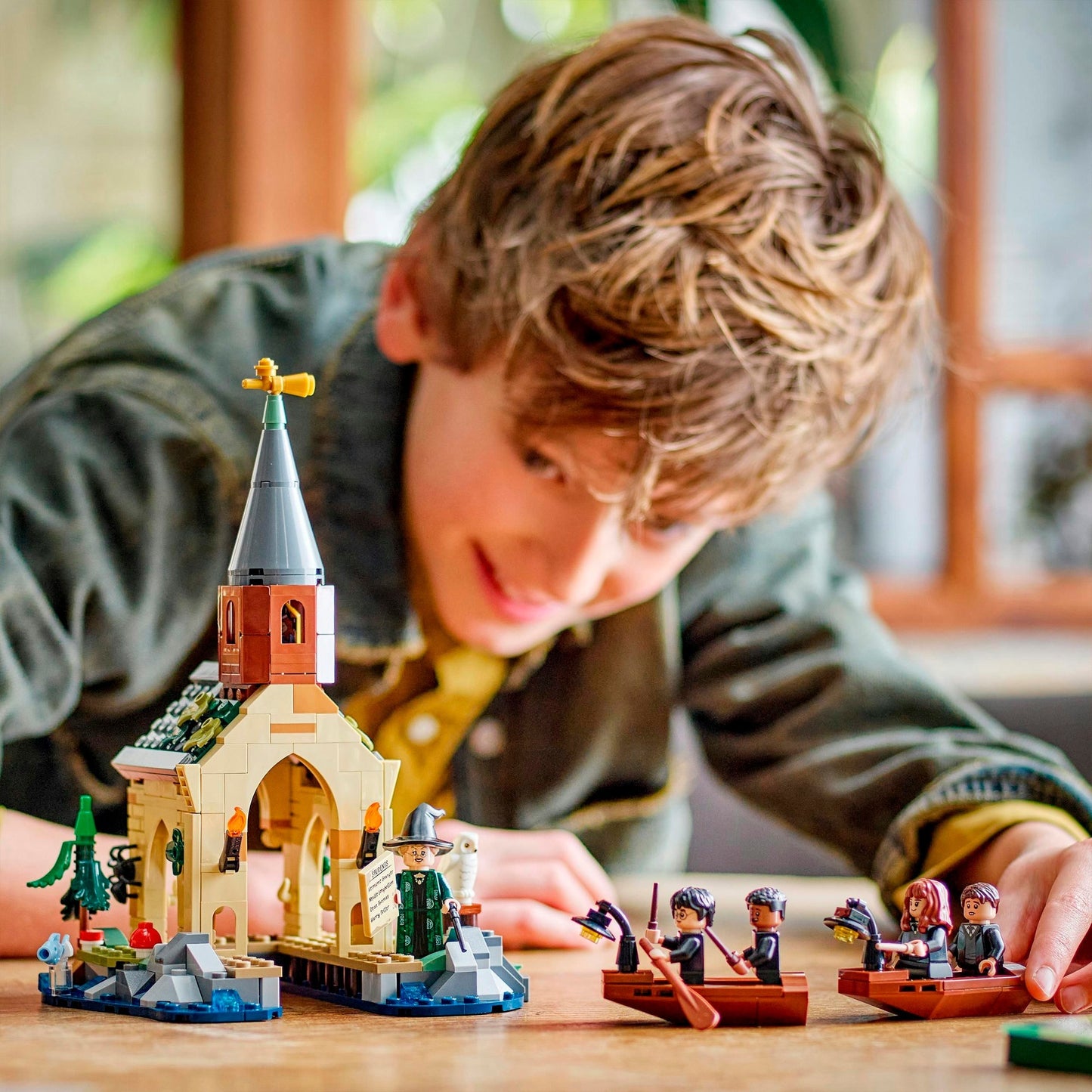 LEGO 76426 Harry Potter Bootshaus von Schloss Hogwarts, Konstruktionsspielzeug