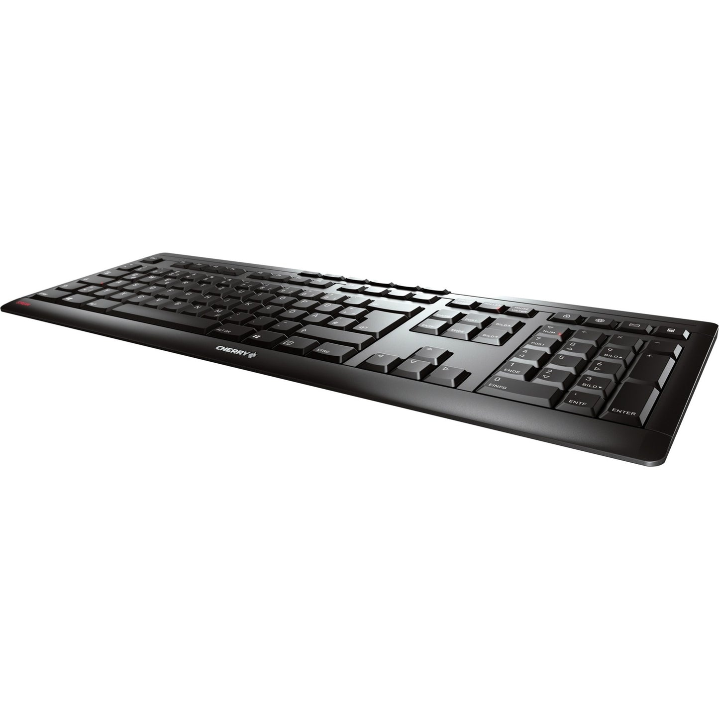 Cherry STREAM KEYBOARD WIRELESS (schwarz, DE-Layout, Cherry SX-Scherentechnologie)