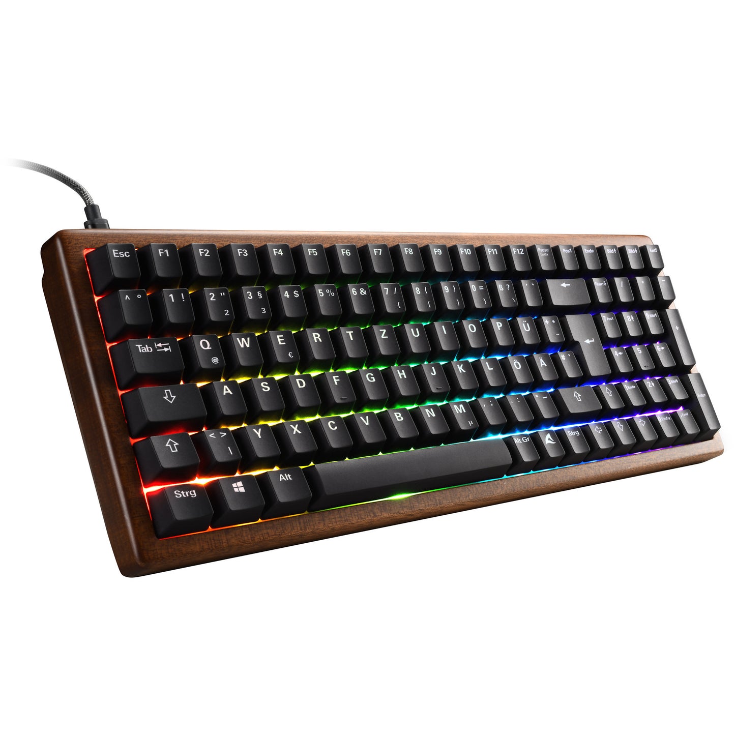 SKILLER SGK50 S2 Wood PBT, Gaming-Tastatur