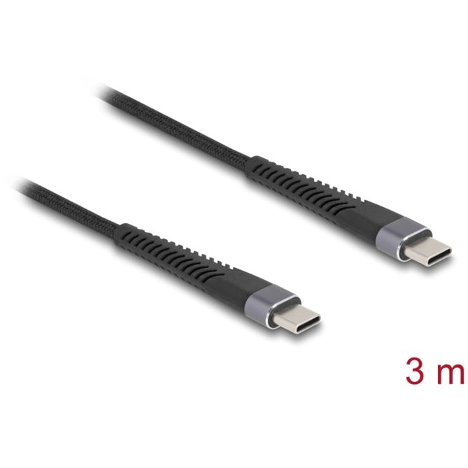 USB 2.0 Kabel, USB-C Stecker > USB-C Stecker mit verlängertem Knickschutz