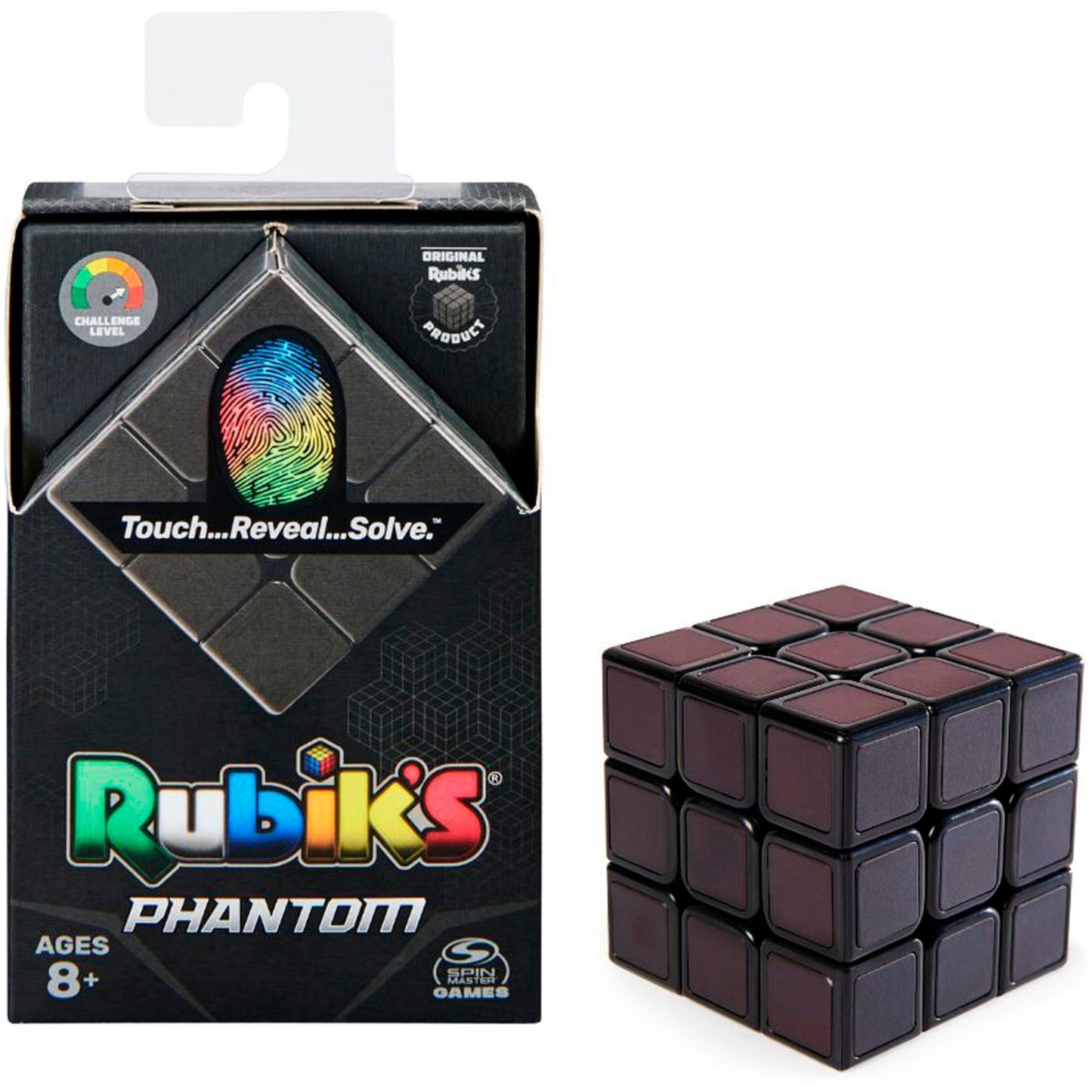 Spin Master Rubik’s Phantom Cube 3x3 Zauberwürfel , Geschicklichkeitsspiel