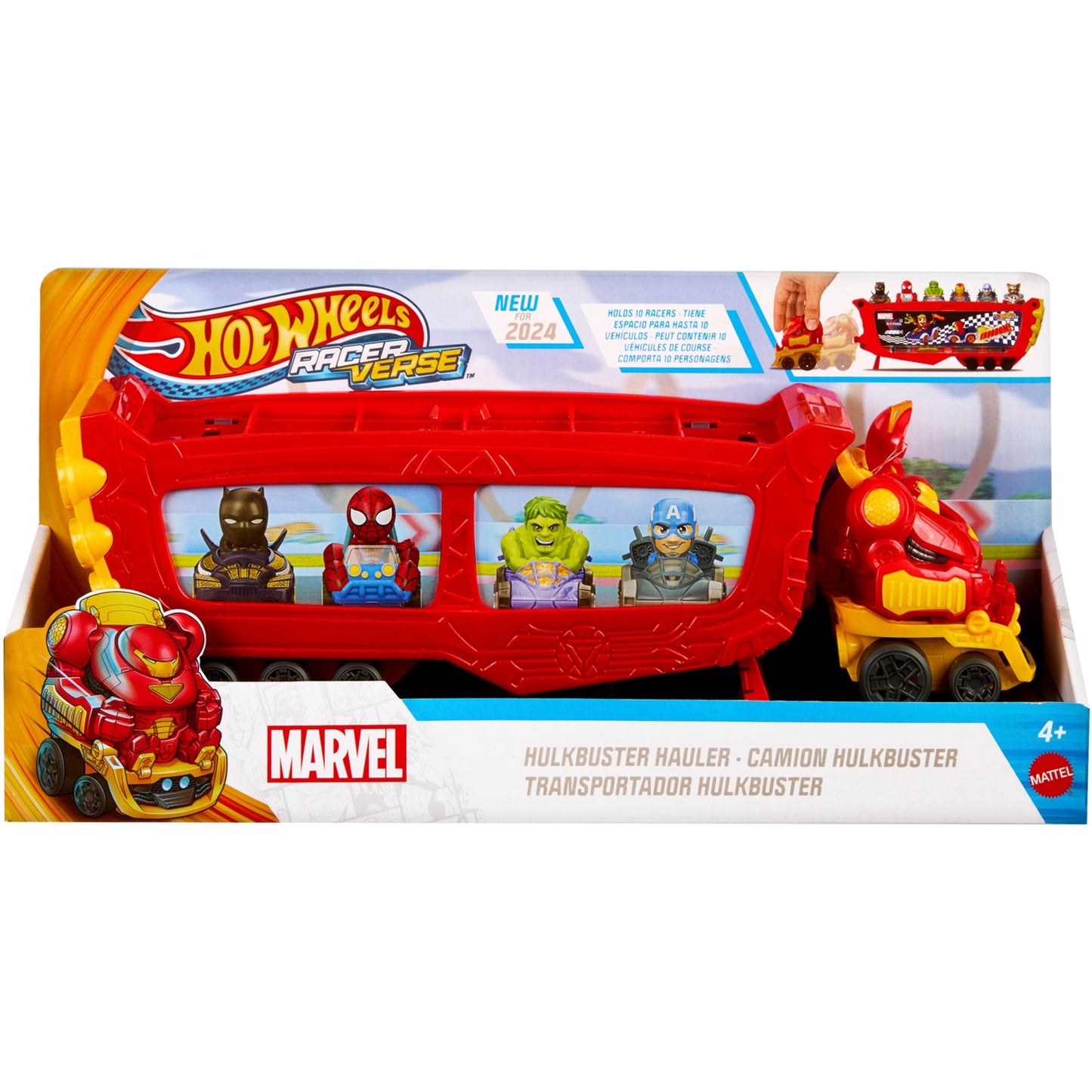 Hot Wheels Racerverse Hulkbuster Hauler, Spielfahrzeug