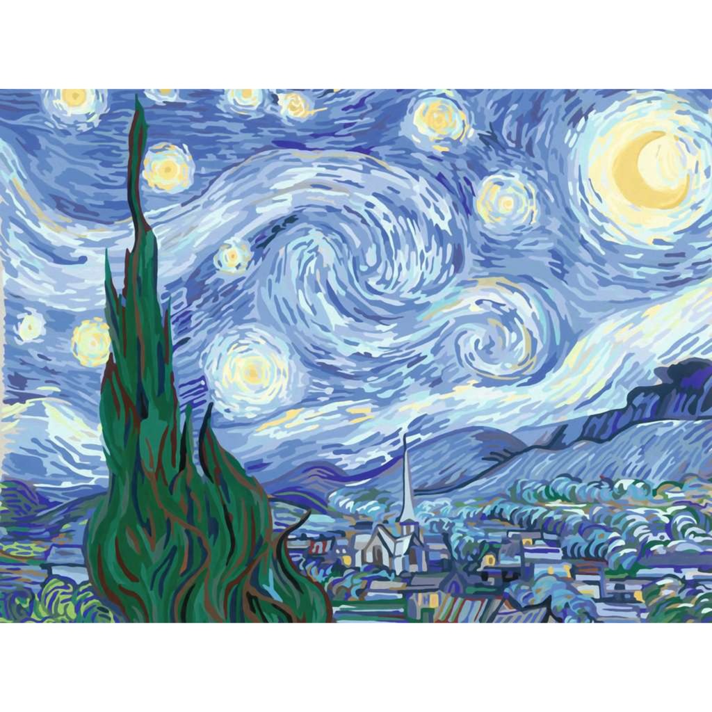 Ravensburger CreArt ART Collection - Starry Night (Van Gogh), Malen