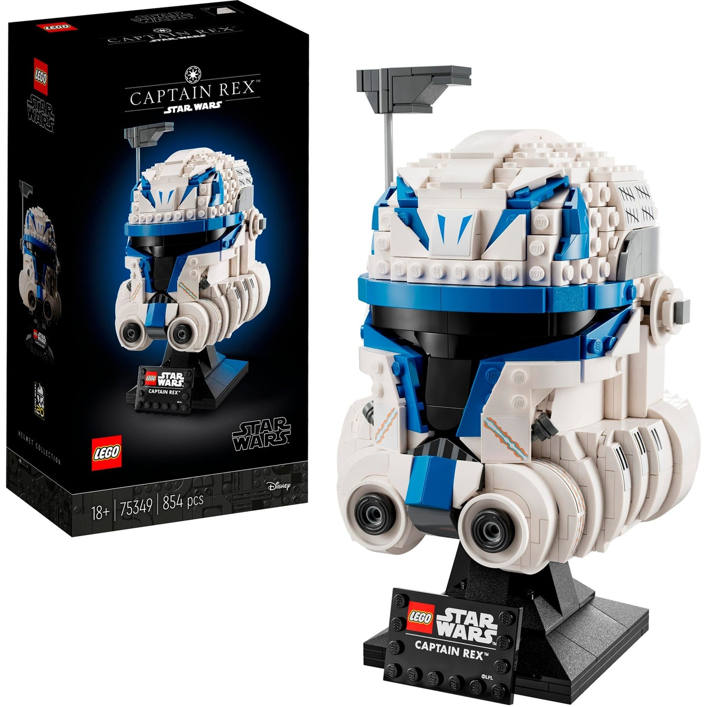 LEGO 75349 Star Wars Captain Rex Helm, Konstruktionsspielzeug