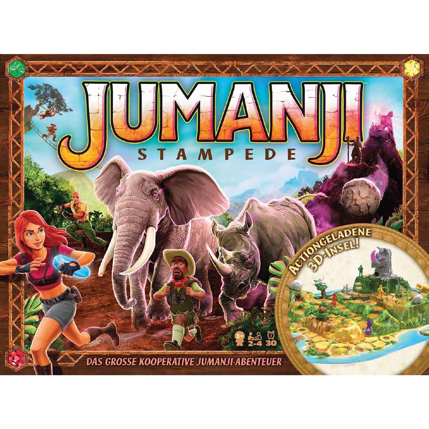 Spin Master Jumanji Stampede, Brettspiel