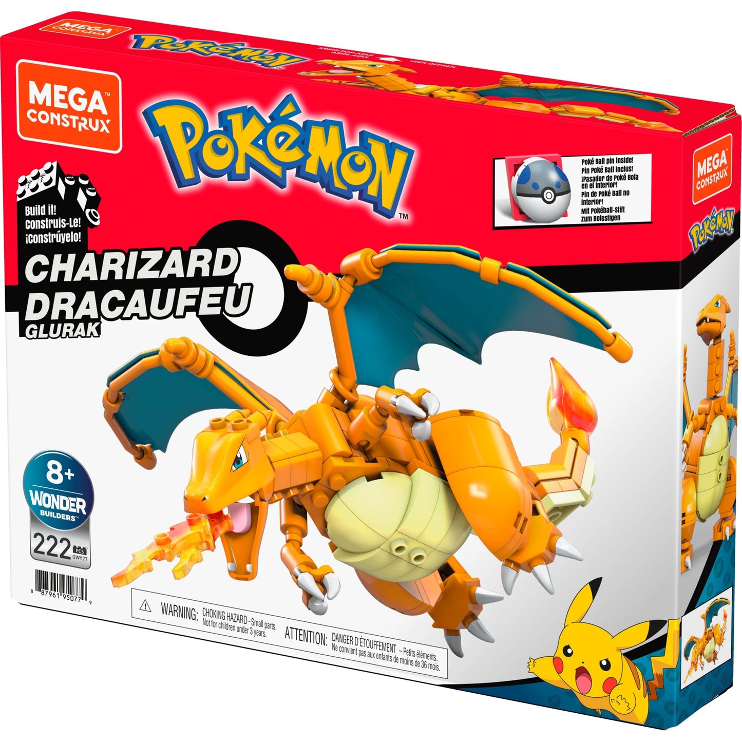 MEGA Pokémon Glurak, Konstruktionsspielzeug