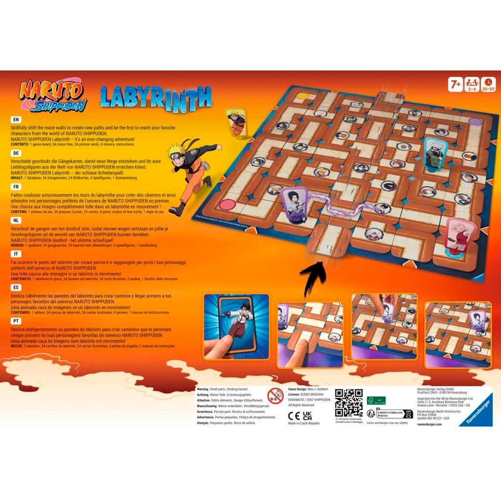 Ravensburger Naruto Shippuden Labyrinth, Brettspiel